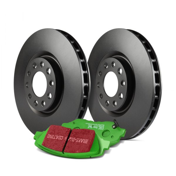 S11KR1251 Greenstuff 2000 Stage 11 Light Sport Plain Rear Brake Kit for 2012-2017 Audi Q5