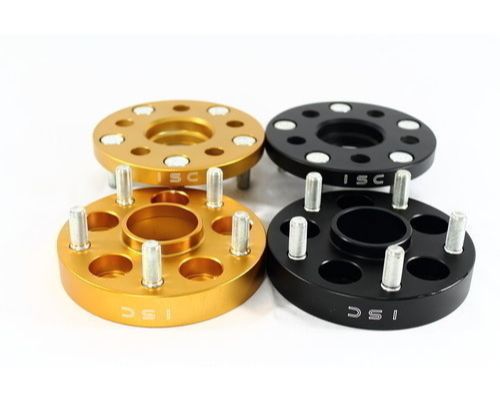 5 x 100 to 5 x 114 25 mm Wheel Adapters, Black