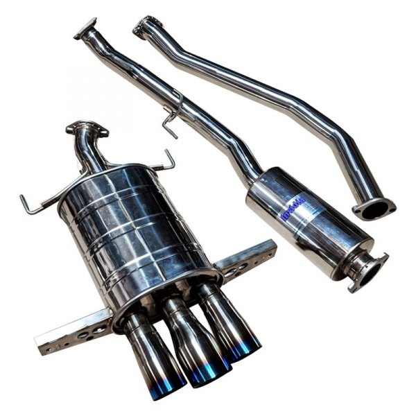 HS17CHB7Q33ST Stainless Steel Cat-Back Exhaust System with Triple Rear Exit for 2017-2018 Honda Civic