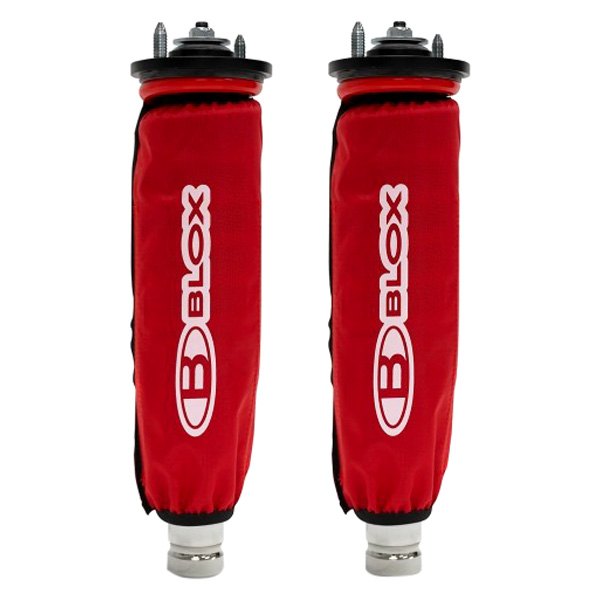 Coilover Covers, Red - Set of 2