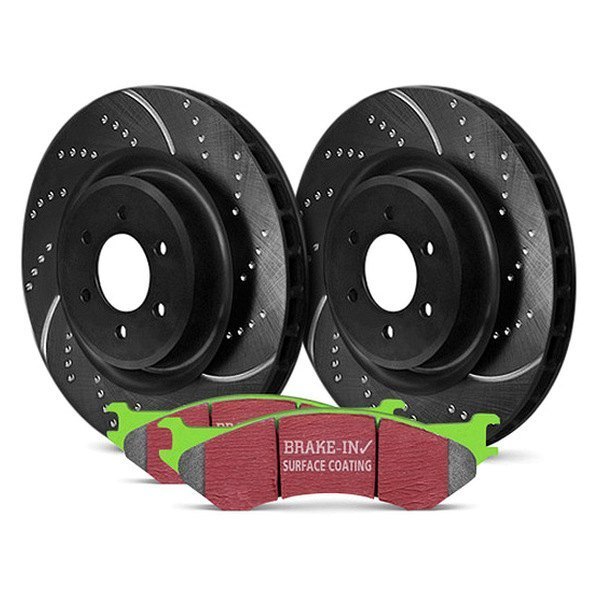 Picture of EBC S3KF1196 Stage 3 Truck & SUV Dimpled & Slotted Front Brake Kit