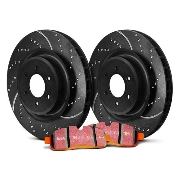 Stage 8 Orangestuff & GD Rotor Front Brake Kit for 2010-2020 Lexus GX