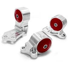 B-Series Silver Aluminum Mounts 75A Bushings for 1988-1991 Civic