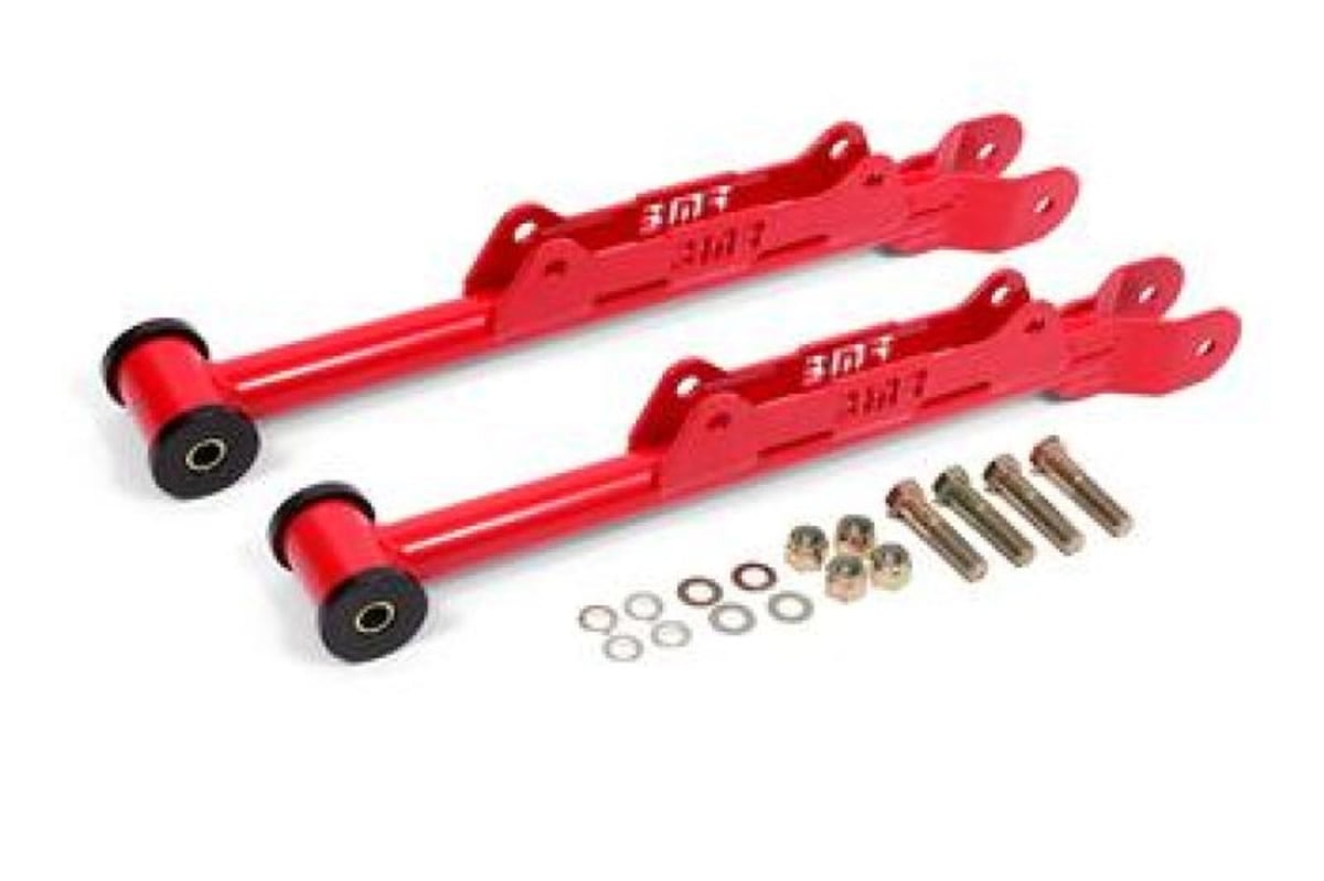 LCA355R Rear Dom Lower Control Arms Fits for 2010-2015 Chevrolet Camaro - Red