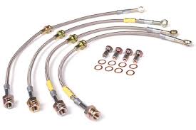 SS Braided Brake Hose Kit for 2020 Toyota Supra