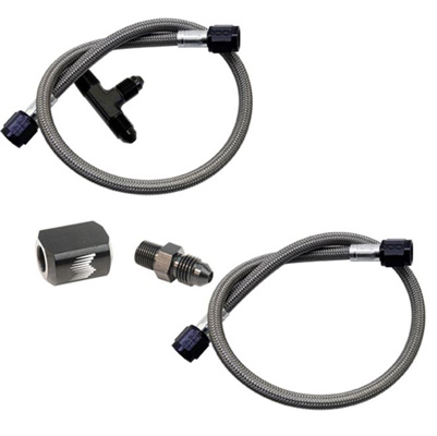 Water Dual Nozzle Upgrade SS Braided Line for 4AN SS Braided Line Kit