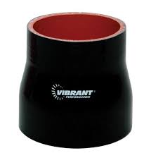 2929 4.5 in. Inlet x 5 in. Outlet x 3 in. 4 Ply Aramid Reducer Coupling - Black