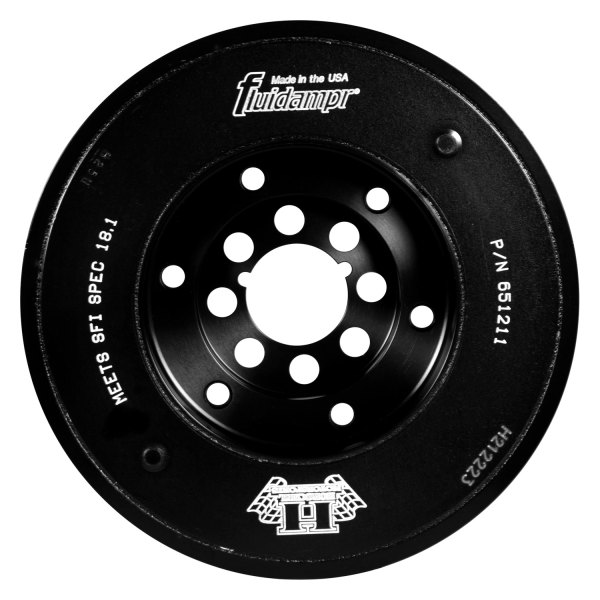Fluidampr 651211 Internally Harmonic Balancer for 1993-1995 Audi 2.7L Twin Turbo 2.8L & 3.0L V6