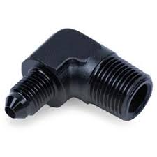 SNO-808-BRD 0.37 in. NPT to 4AN Elbow Water Fitting, Black