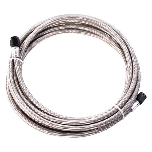 SNO-800-BRD 5 ft. Stainless Steel Braided Water Line with 4AN - Black