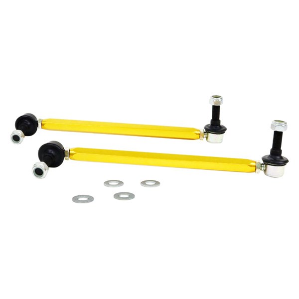 Whiteline KLC180-295 Front Sway Bar Link Assembly Heavy Duty Adjustable Steel Ball for 2018-2019 Kia Stinger