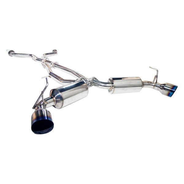 HS09N7ZGD1GT 304 SS Cat-Back Exhaust System with Split Rear Exit for 2009-2018 Nissan 370Z