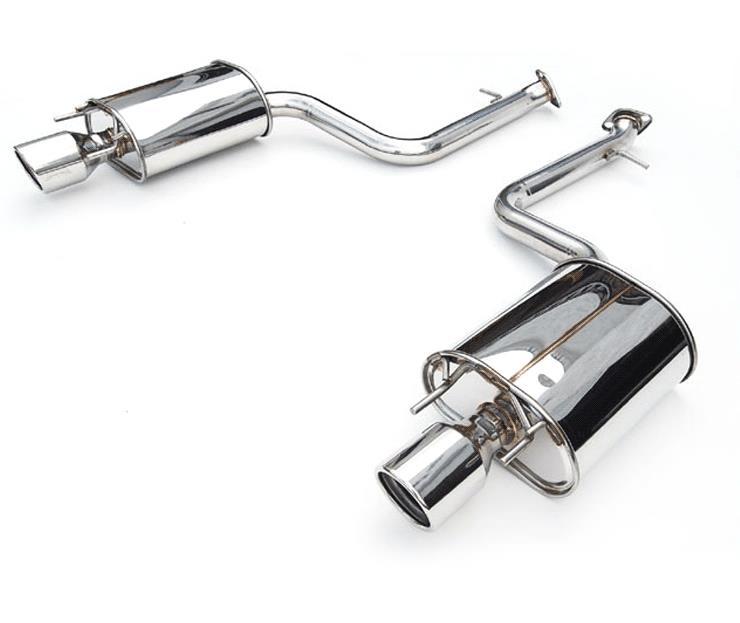 Cat-Back Exhaust for 2014-2016 Subaru Forester XT Q300 with Rolled Polished Tips
