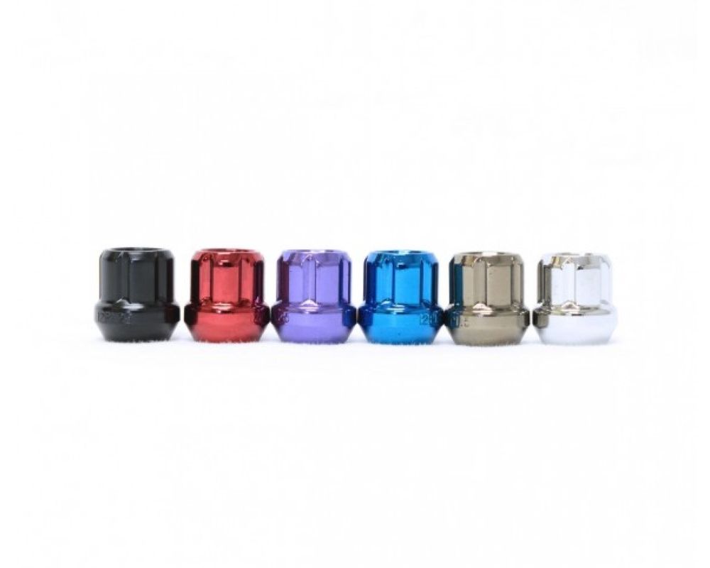 31886B 12 x 1.50 Deep Black Muteki Open End Lug Nuts