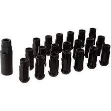 14 x 1.50 Black Monster Lug Nut Caps