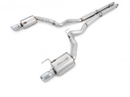 Cat-back Exhaust with Diamond Black Tips for Touring Edition S550 Mustang GT