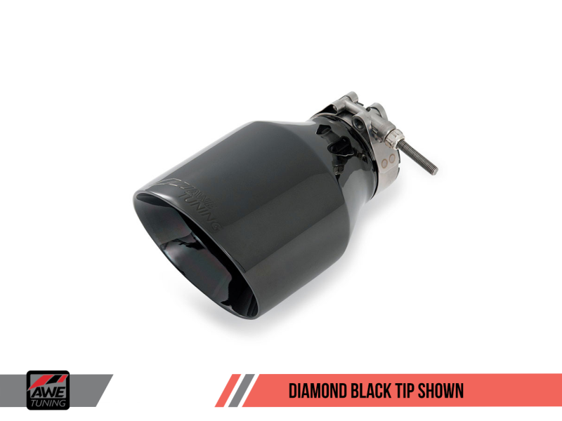90 mm Exhaust with Diamond Black Tips for VW MK7 Golf 1.8T Track Edition