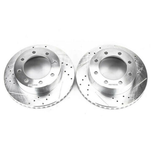 Power Stop AR85107XPR Front Evolution Drilled & Slotted Rotors for 2005-2012 Ford F-250 Super Duty - Pack of 2