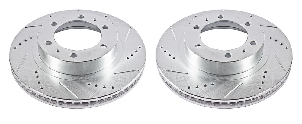 Power Stop JBR1121XPR Front Evolution Drilled & Slotted Rotors for 2003-2009 Toyota 4Runner - Pack of 2