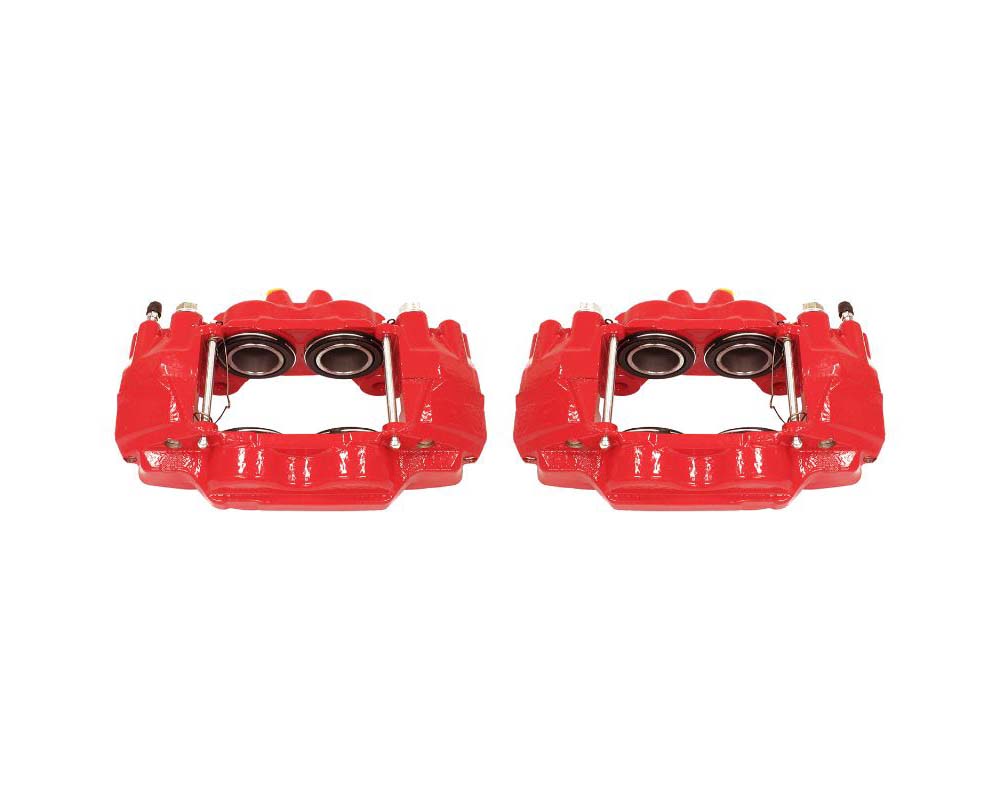 Powerstop S2984 Front Red Calipers without Brackets for 2003-2009 Toyota 4Runner - Pair