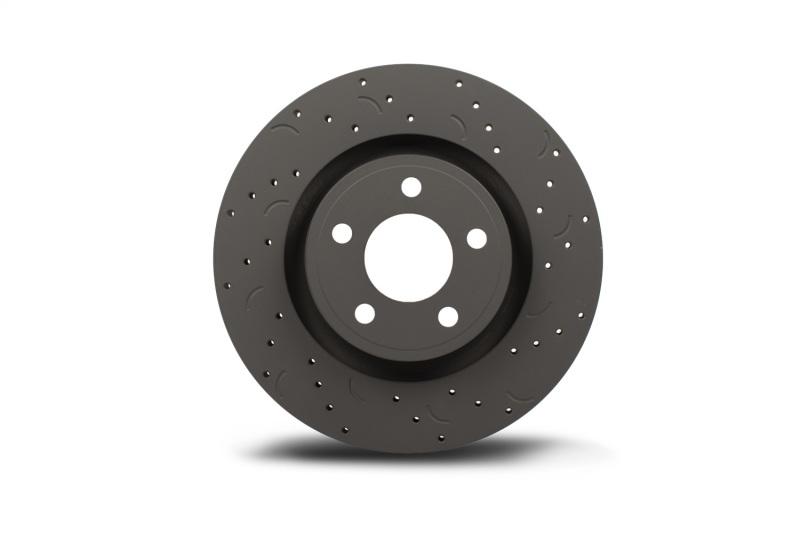 Hawk Performance HKC4203.649Z Performance Ceramic Pads with Talon Cross-Drilled Slotted Brake Rotor for Ford Explorer