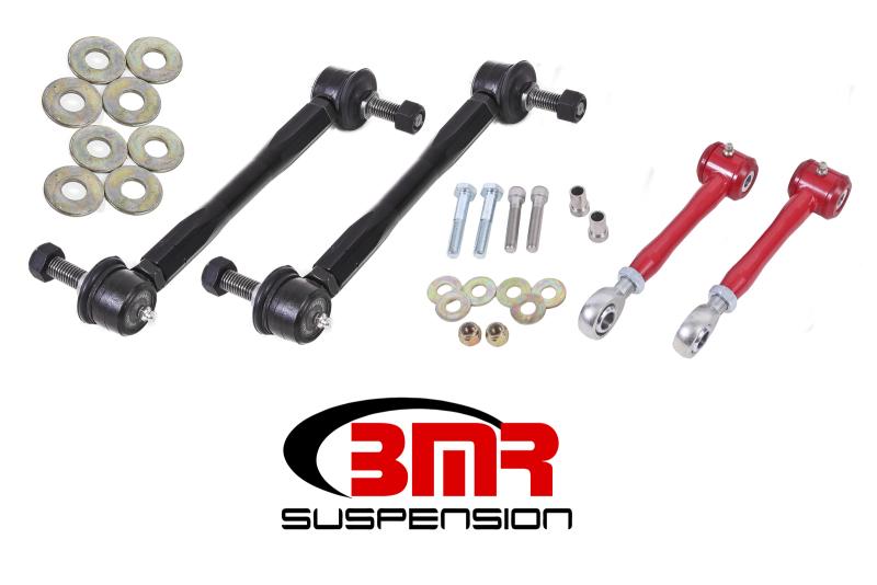 Front & Rear Sway Bar End Link Kit for 2016-2017 6th Generation Camaro, Red