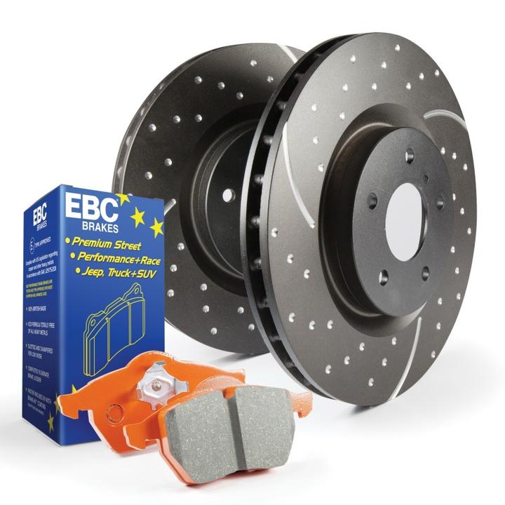 S8KR1074 S8 Kits Orangestuff & GD Rotors for 2011 Chevrolet Silverado