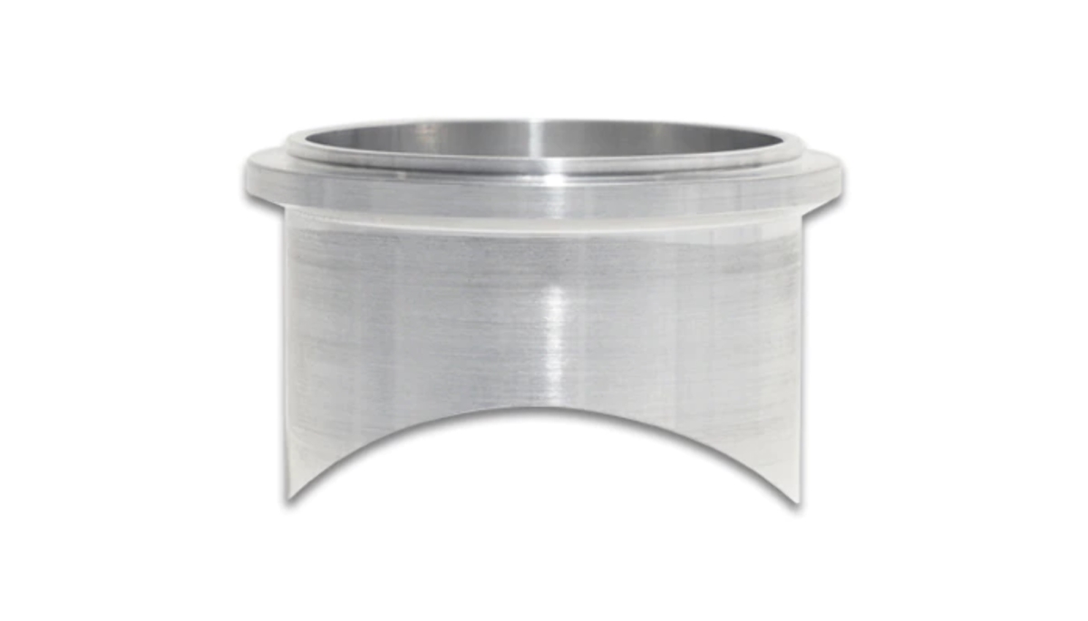 4 in. BOV Weld Flange Aluminum Tube, Silver - 50 mm
