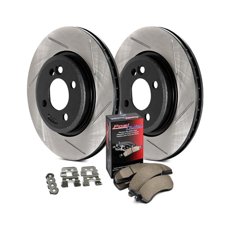 937.40037 Street Axle Pack, Slotted Front Brake Kit for 2012 Honda CR-V EX