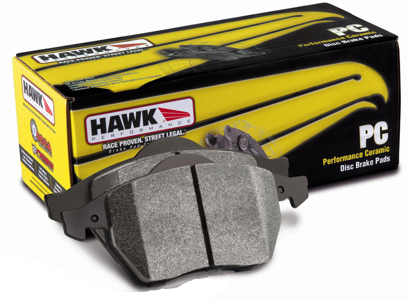 Hawk Performance HB915Z.664 Performance Ceramic Street Rear Brake Pads for 2016-2018 Porsche Macan