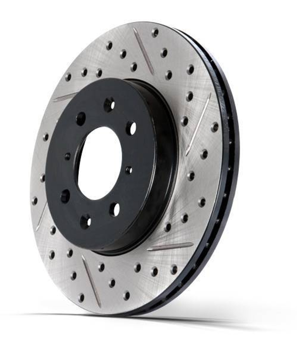 Front Left Sport Drilled & Slotted Rotor