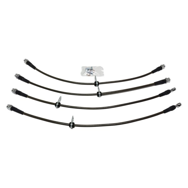 Stainless Steel Brake Line for 2008-2015 Mitsubishi Evolution x, Black