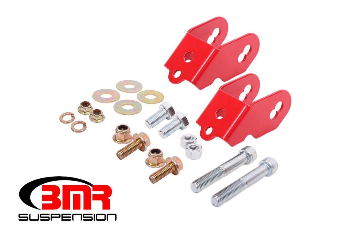 CP001R Caster Camber Plates for 2015-2017 S550 Mustang, Red