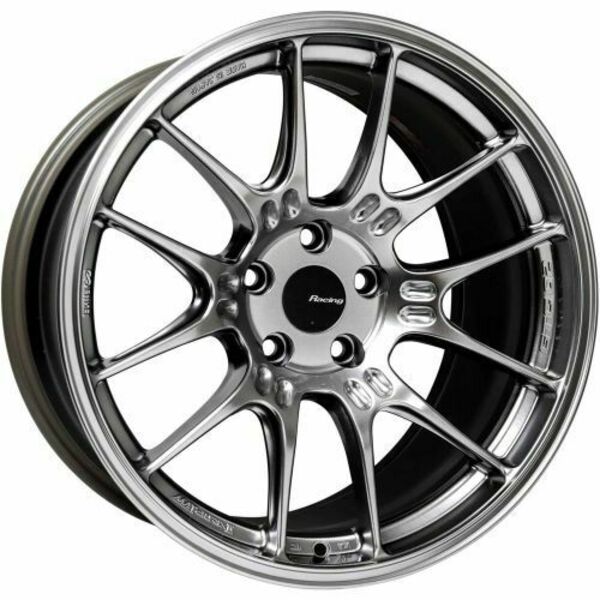 18x9.5 in. 5 x 114.3 15 mm Offset 75 mm Bore Hyper Wheel, Silver