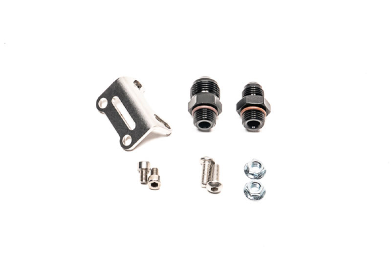 Direct Mount Regulator Adapter Kit - Black - Fuel Pressure Optimization