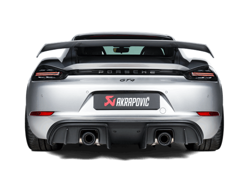S-PO-TI-18-1 Slip-On Race Line Assembly for 2020 Plus Porsche Cayman GT4 718