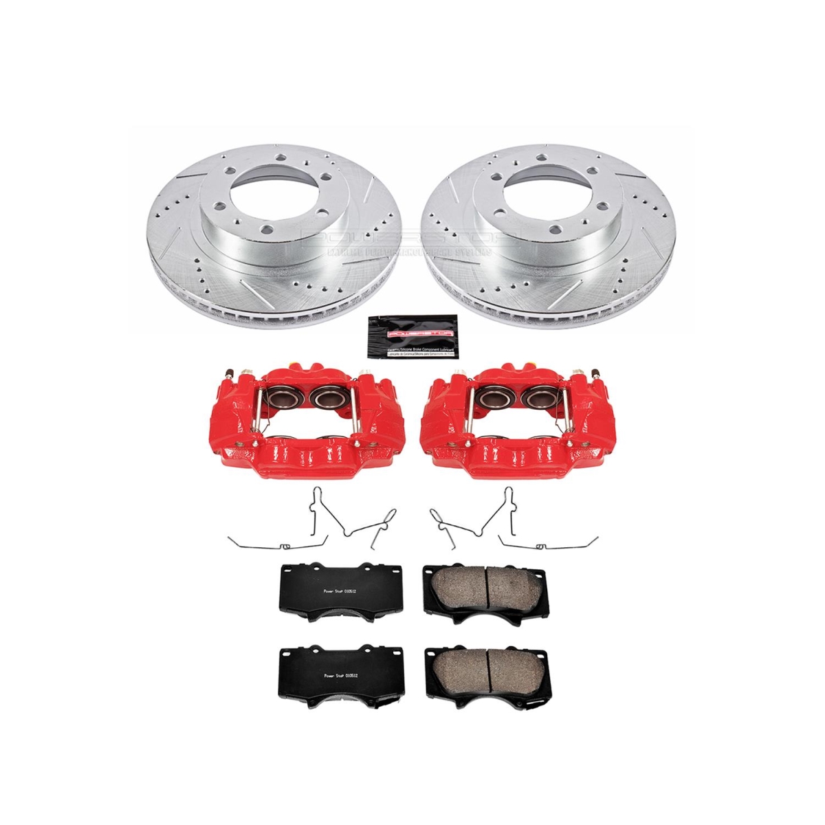 PowerStop KC137 Evolution Sport Brake Kit with Calipers for 2003-2009 Toyota 4Runner Front Z23