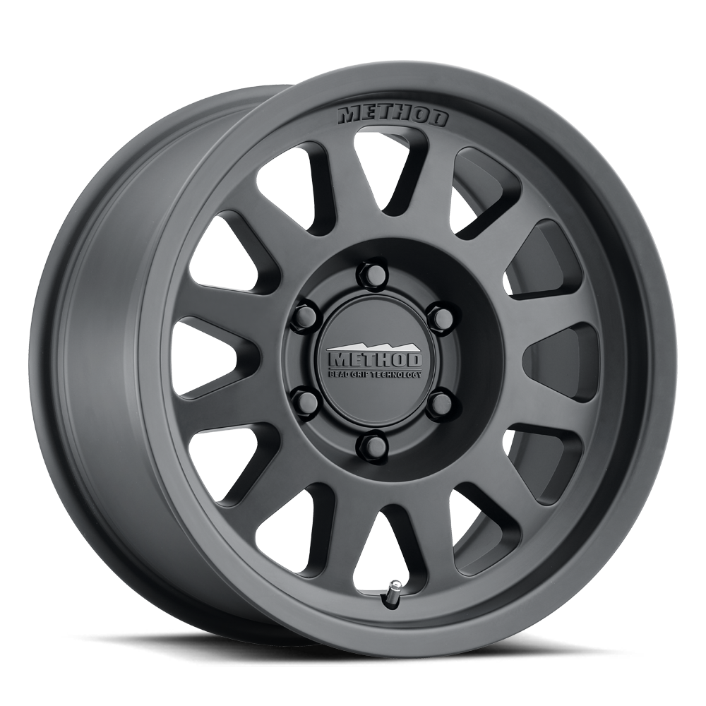 16 x 8 mm Offset 6 x 5.5 CB Matte Black Wheel - 106.25 mm