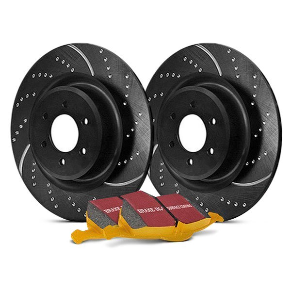 Stage 5 Super Street Dimpled & Slotted Rear Brake Kit