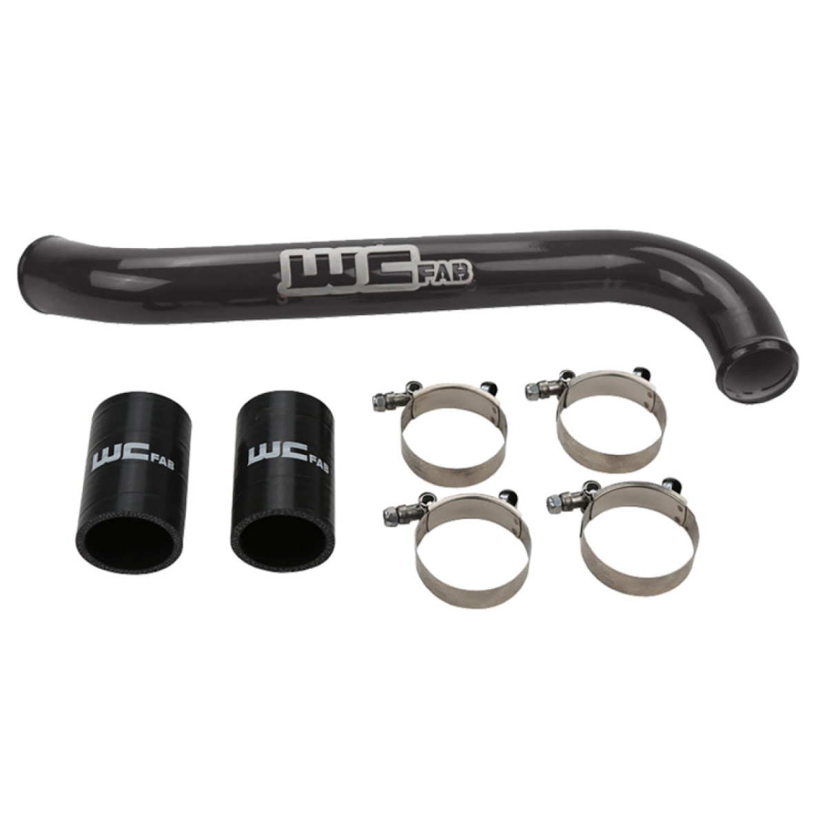 Duramax Upper WCFab Coolant Pipe for 2011-2016 Chevrolet 6.6L LML, Red