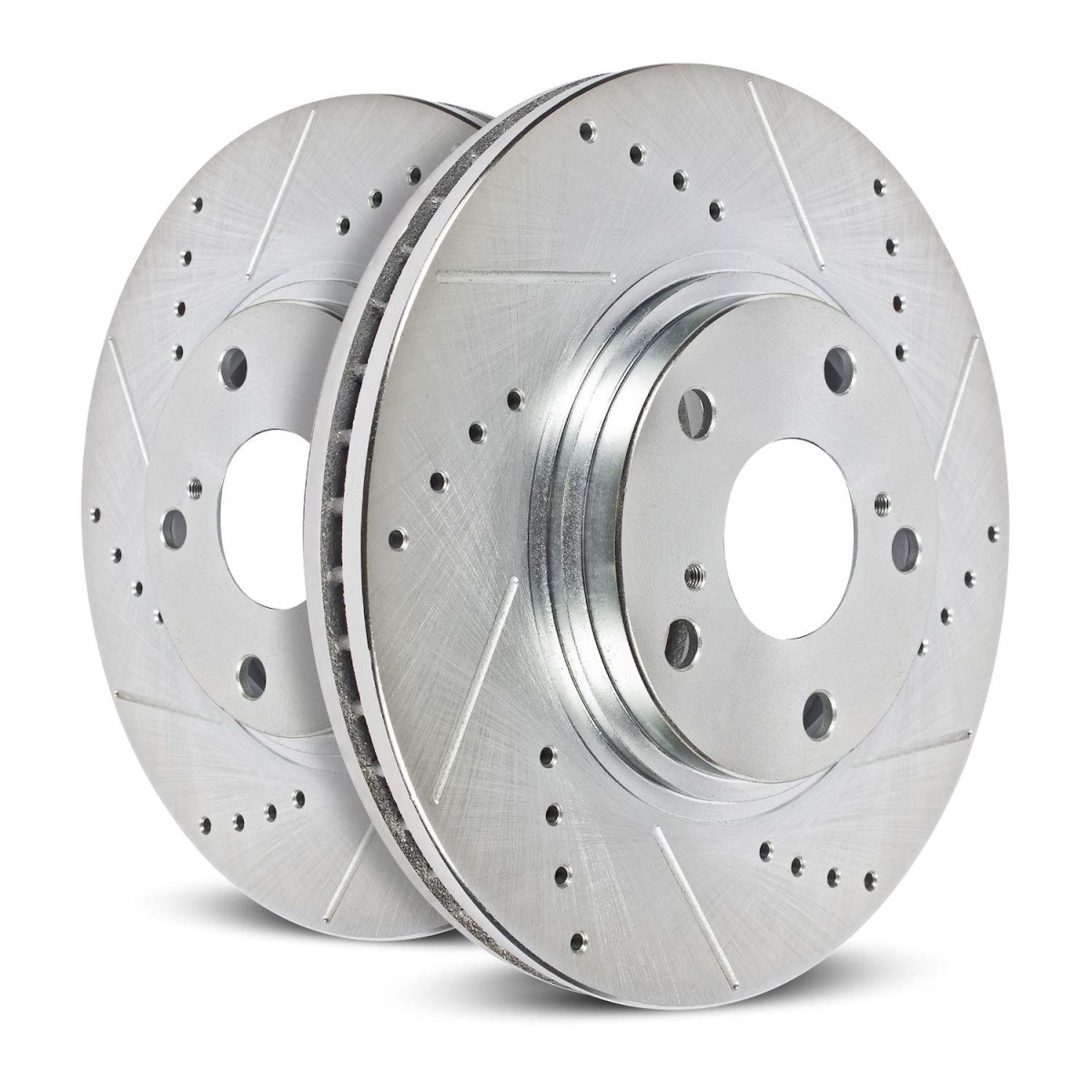 Powerstop AR8580XPR Evolution Performance Drilled & Slotted Front Brake Rotors for 2000-2005 Ford Excursion