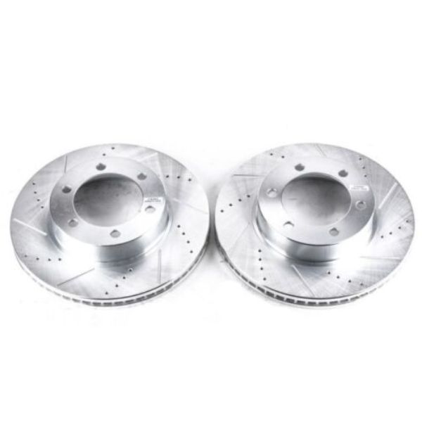 JBR935XPR Front Evolution Drilled & Slotted Rotors for 2001-2007 Toyota Sequoia - Pack of 2