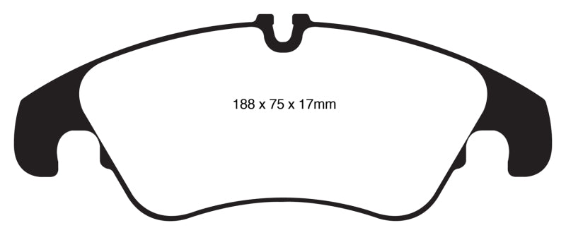 DP42022R 2.0 Turbo Yellow Stuff Front Brake Pads for 2011 Audi A6