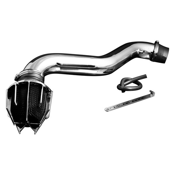 Dragon Aluminum Polished Short Ram Air Intake System with Black Filter for 2000-2004 Lexus IS300