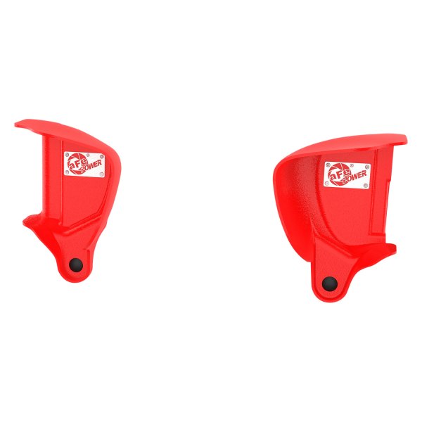 AFE 54-13056SR Magnum Force Dynamic High-Density Polyethylene Cold Air Intake System Scoop for 2019-2020 Ford Ranger 2.3L, Red