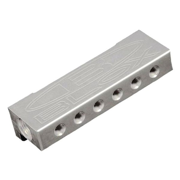 Billet 6-Port Vacuum Intake Manifold Kit, Silver