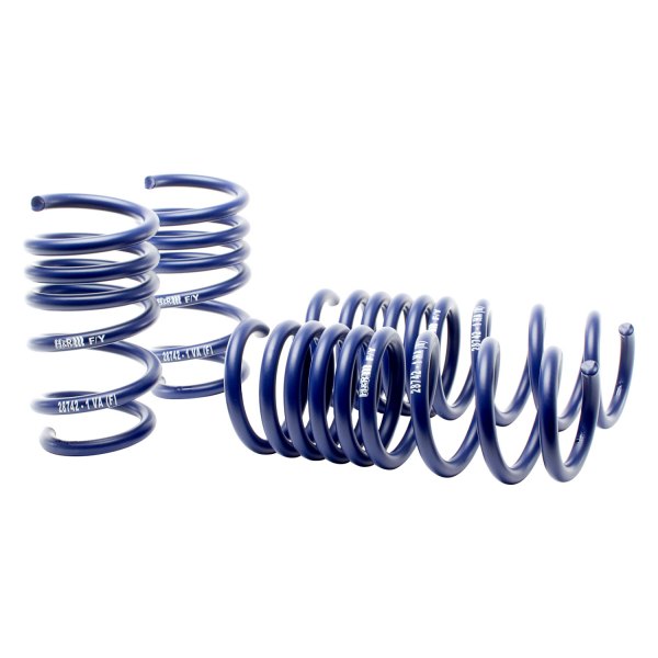 28742-1 0.8 x 0.8 in. Sport Front & Rear Lowering Coil Springs without Adaptive Suspension for 2017-2018 Audi R8 Coupe V10 & R8 Coupe V10 AWD & RWD