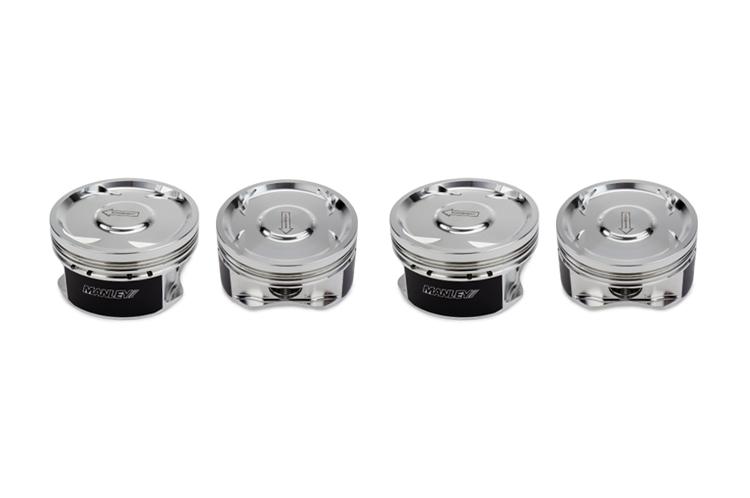 612202C-4 8.5-1 Dish Platinum Series Piston Set with Rings for Subaru EJ257 - 99.75 mm x Bore Plus 0.25 mm
