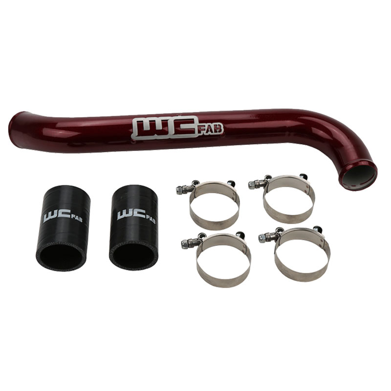 Duramax Upper WCFab Coolant Pipe for 2017-2019 Chevrolet 6.6L L5P, Red