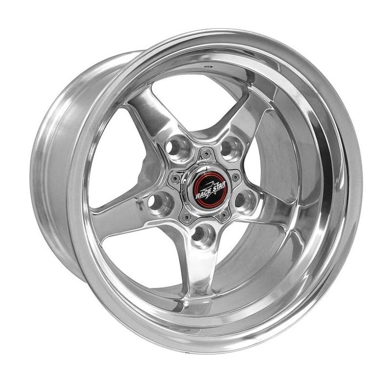 Picture of Race Star 92-770847DP 92 Drag Star 17x7.00 5x5.50bc 4.25bs ET6 Direct Drill Polished Wheel